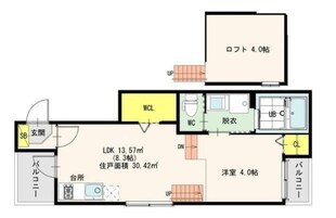 欅ハウスの物件間取画像